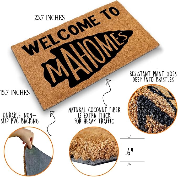 Funny Coir Doormat Welcome to Front Door Entryway Outdoor - Image 4