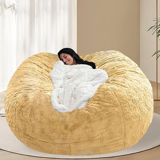 BCU Oversized Bean Bag Cover Comfy Beanbag Chair by BCU