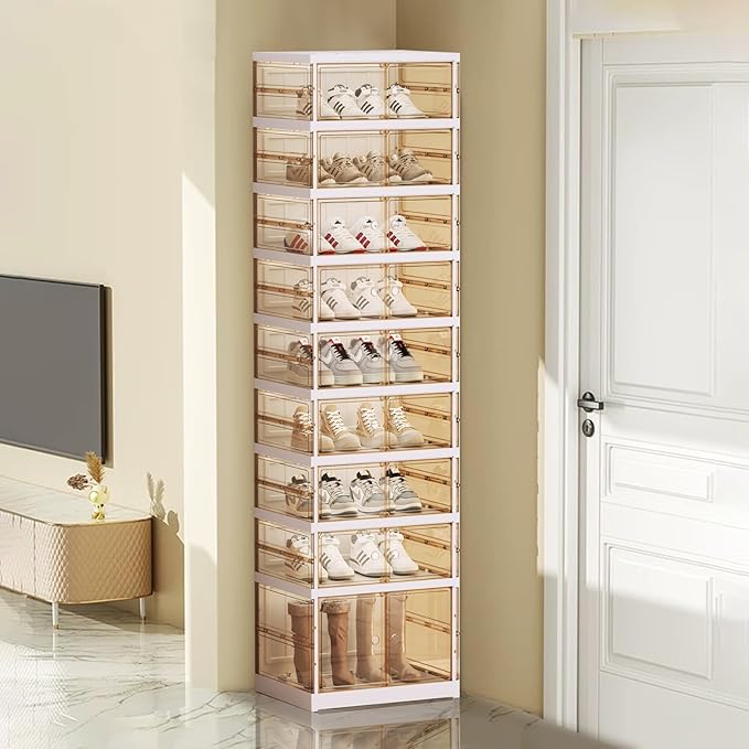 ELPHECO 9 Tier 18 Pairs Plastic Shoe Rack by ELPHECOUSA