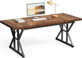LITTLE TREE 70.8-Inch Office Desk, Wooden Executive Office Desk, Modern Work by LITTLETREE