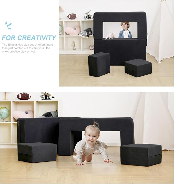 Modular Kids Sofa, Toddler Couch Foam Armchair - Image 5