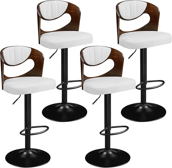 VECELO BarStools Set of 4, Kitchen Island Stools - Image 10