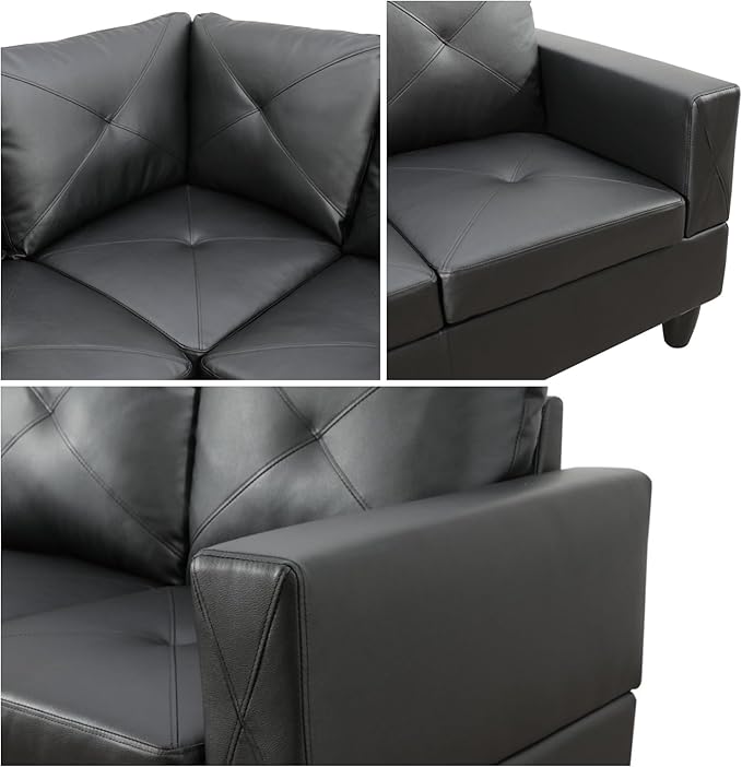 L-Shaped Sectional Sofa, Modern Sectional Couches Home Sofas - Image 6