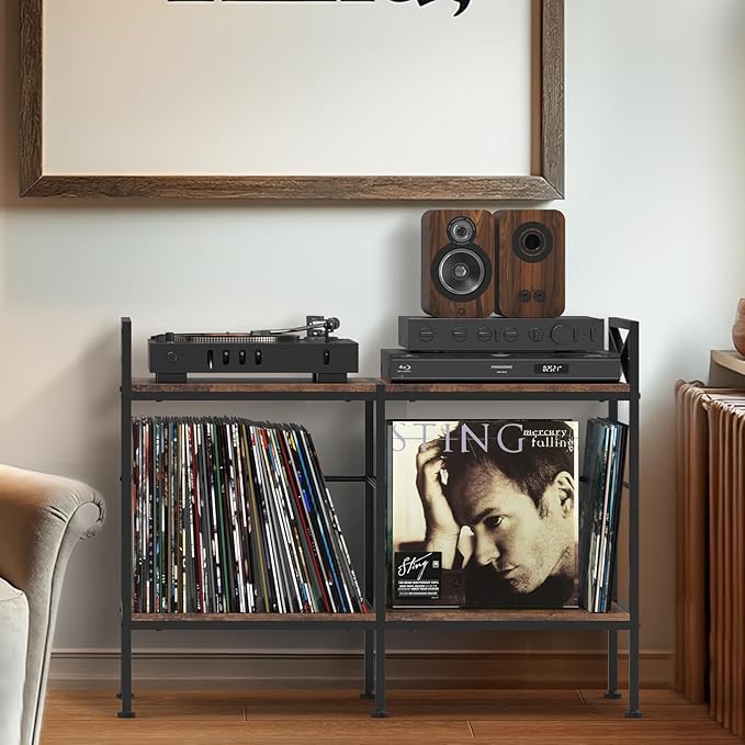 Vinyl Record Storage, Record Player Cabinet, Record Player Stand - Image 2