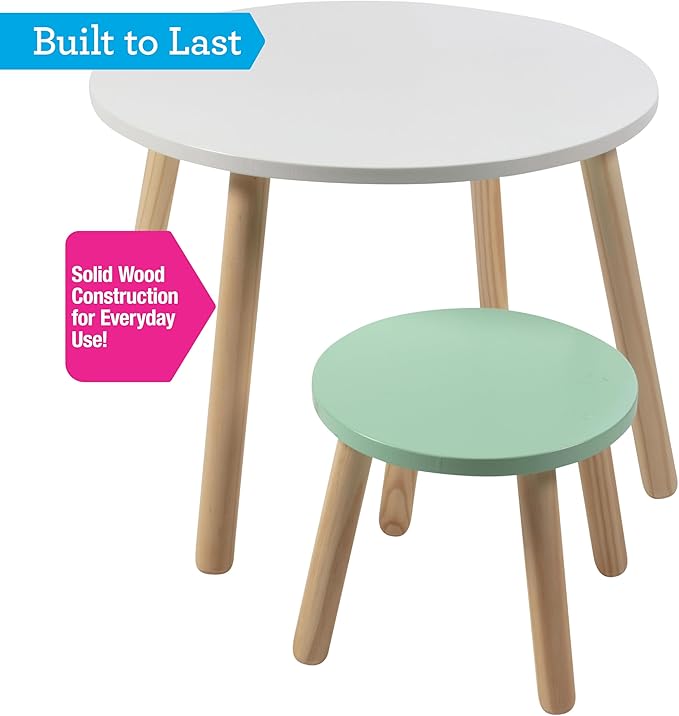 Kids Wooden Animal Table & Chair Set w 4 Seats- Tiger Panda & Fox Plus Adult - Image 6