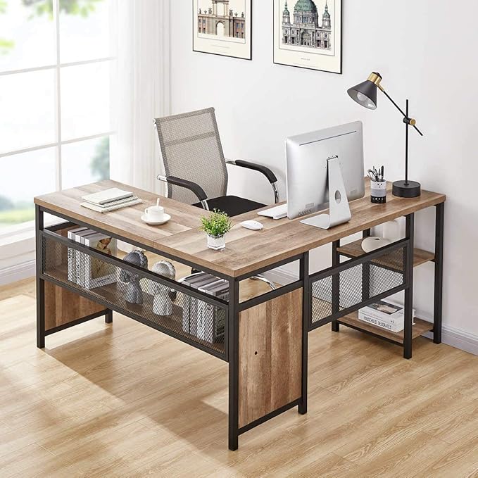 FATORRI L Shaped Computer Desk - Image 8