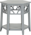 Safavieh American Homes Collection Connor Pearl Blue Grey Hexagon End Table by SAFAVIEH