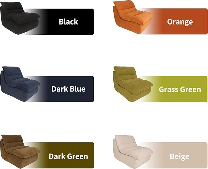Bean Bag Chair - Memory Foam Bean Bag Chair - Image 9