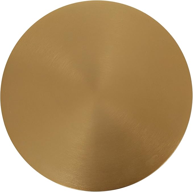 Kate and Laurel Hersi Decorative Modern Pedestal Drink Table; 7 x 7 x 20; Gold; - Image 7