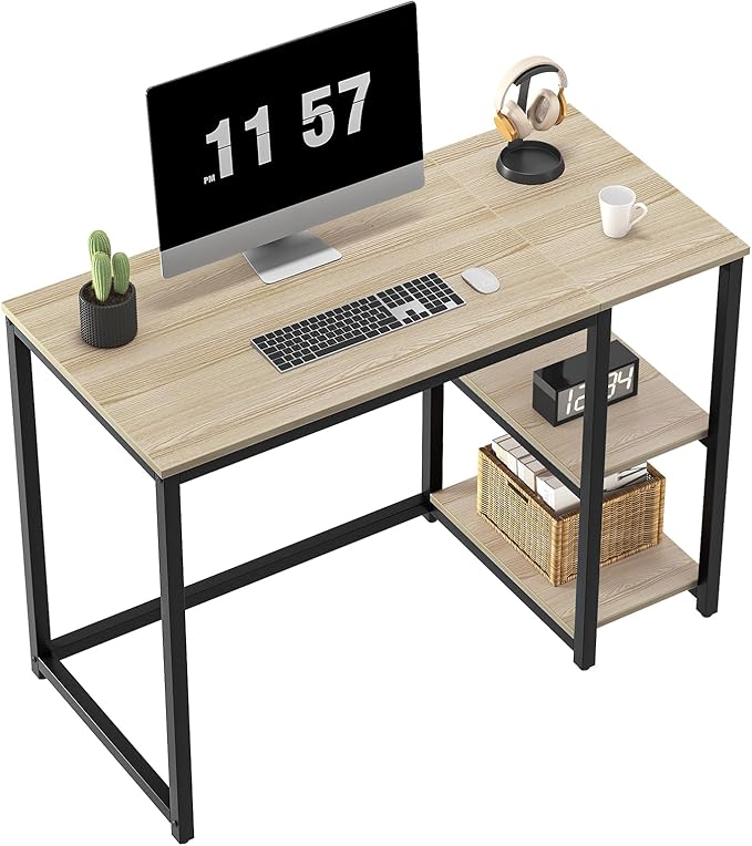 SINPAID 40'' Oak Computer Desk by SINPAID