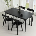 DELAVIN 59" Large Solid Wood Dining Table by DELAVIN