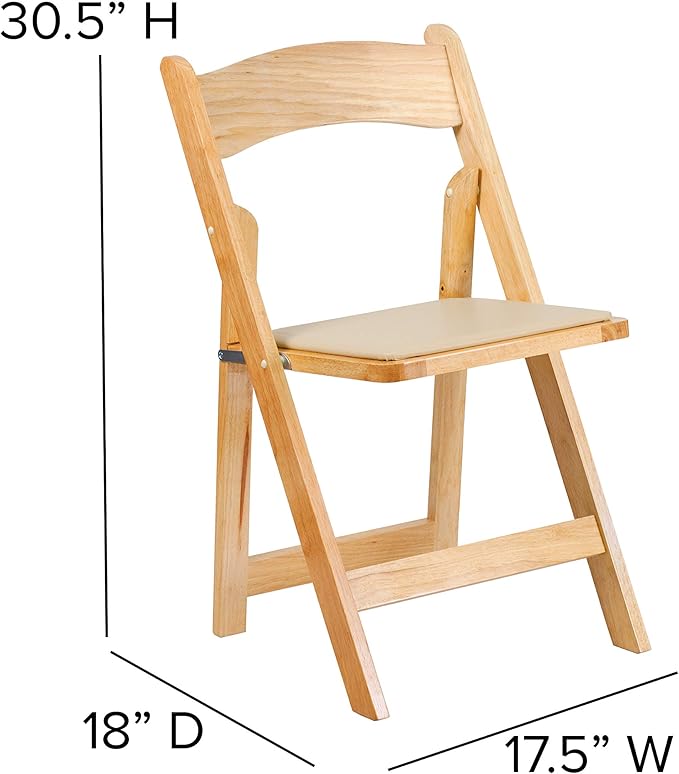 Flash Furniture Hercules Series Beechwood Folding Event Chairs - Image 2