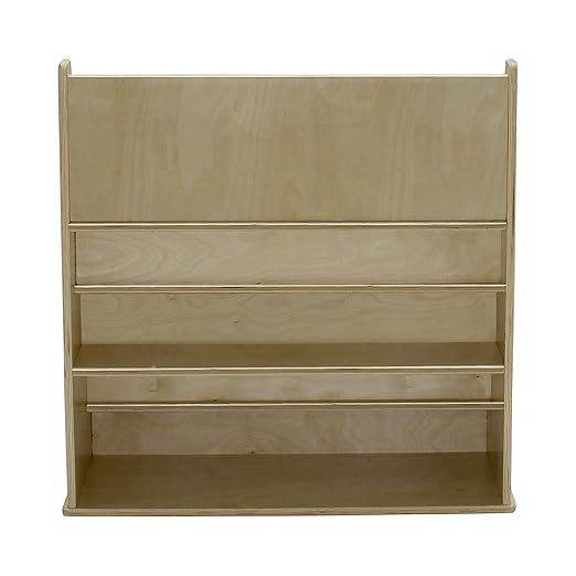 Factory Direct Partners 13132-NT Birch Book Display Stand, 5-Shelf Storage - Image 11