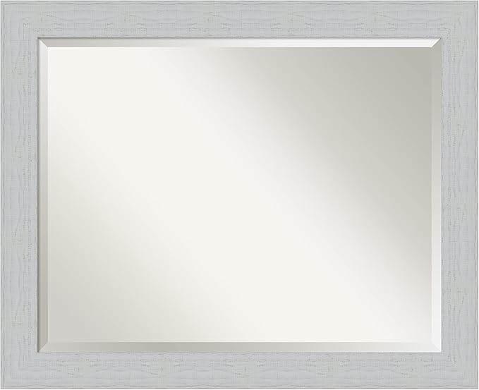 Amanti Art White Bathroom Mirror by AmantiArt