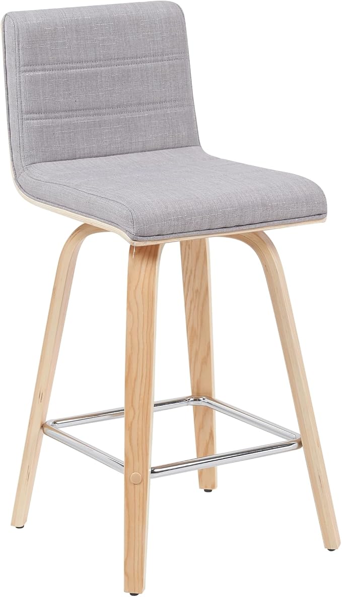 Vienna Modern Counter Height Swivel Bar Stool - Image 2