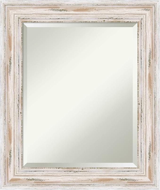 Amanti Art White Bathroom Mirror by AmantiArt