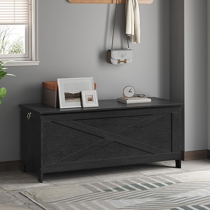 47.2" Toy Chest, Sturdy Entryway Storage Chest - Image 6