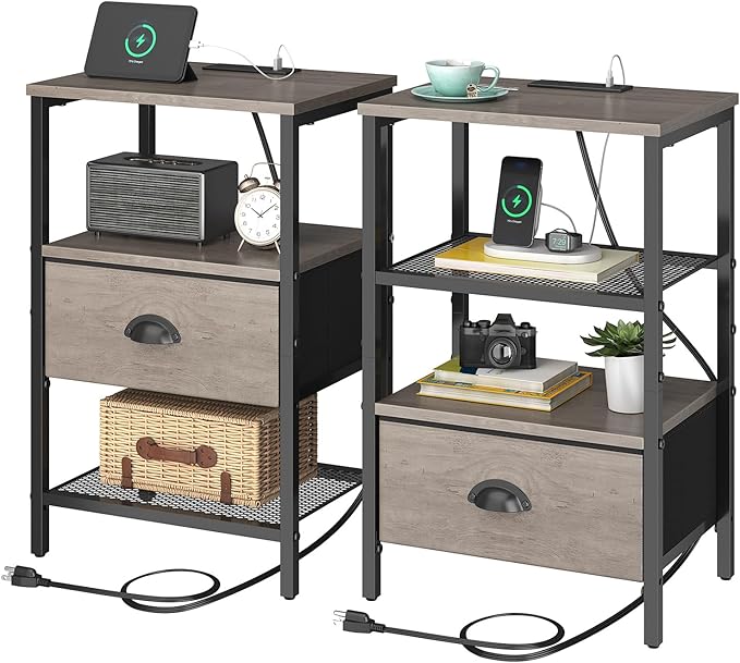 Nightstands Set of 2, Night Stands by Unknown