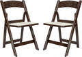 Flash Furniture Hercules Folding Resin– 2 Pack 800LB Weight Capacity Event Chair by FlashFurniture