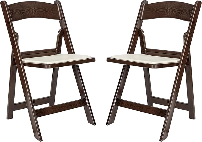 Flash Furniture Hercules Folding Resin– 2 Pack 800LB Weight Capacity Event Chair by FlashFurniture