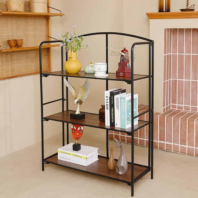 Crofy No Assembly Folding Bookshelf - Image 6