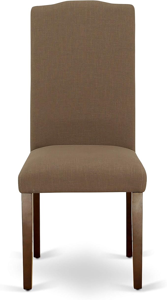 East West Furniture ESEN3-MAH-18 3 Piece Dinette Set - Image 5