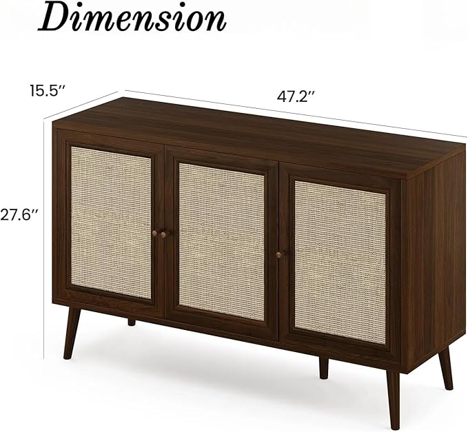 Rattan Entryway Table, Entertainment Center - Image 2