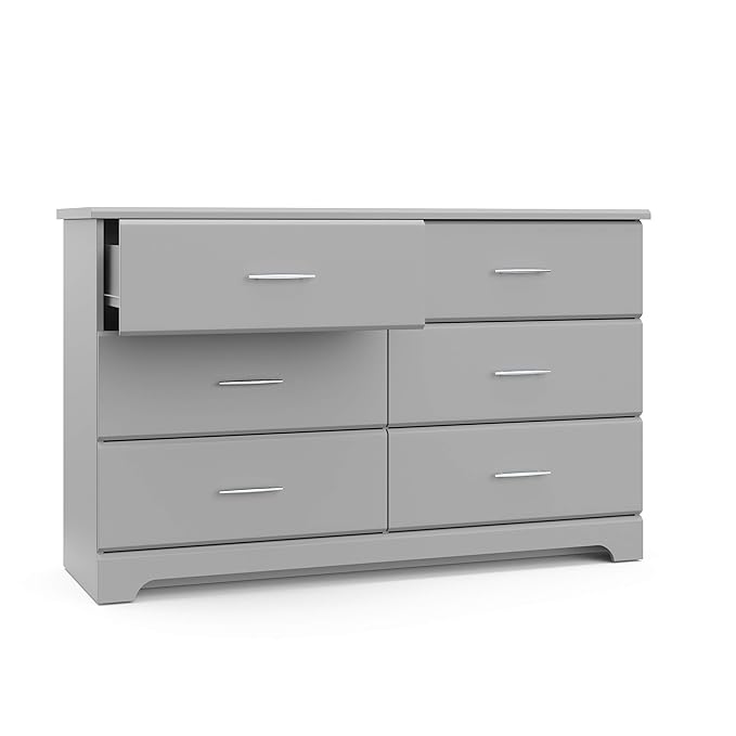 Storkcraft Brookside 6-Drawer Dresser – GREENGUARD Gold Certified, Nursery & - Image 9