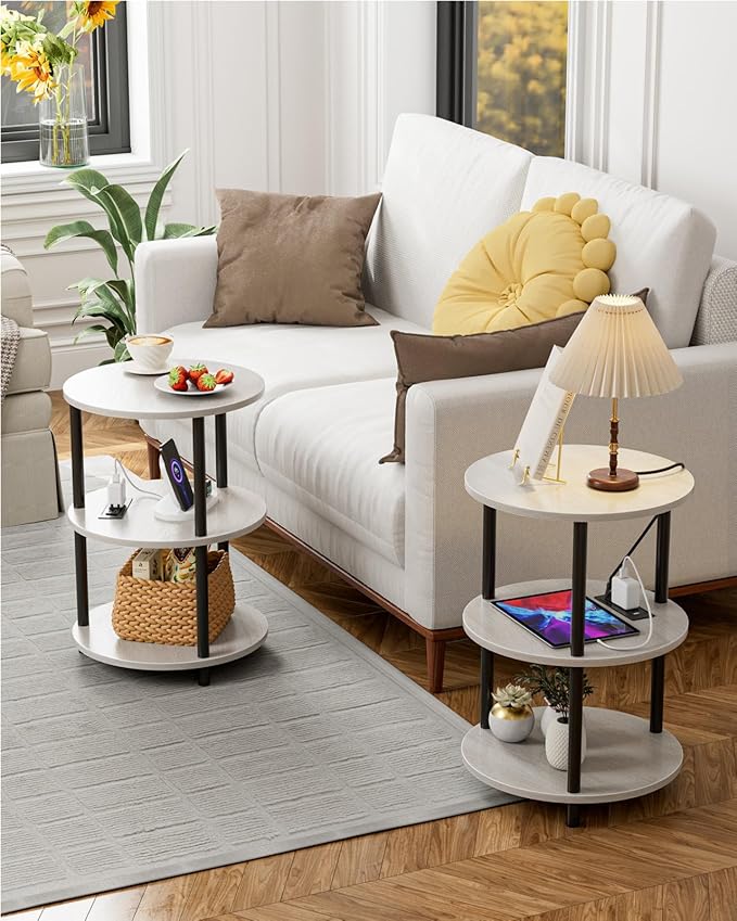 Small Round End Table - Image 6