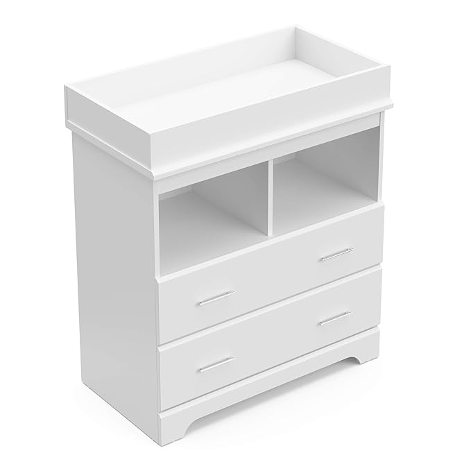 Storkcraft Brookside 2 Drawer Changing Table Dresser – GREENGUARD Gold Certified - Image 10