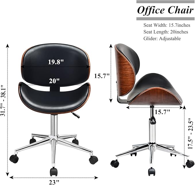 C-CHAIN Adjustable Modern Mid-Century Office Chair - Image 3