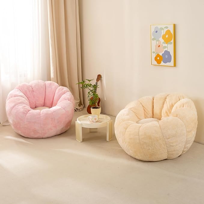 Pumpkin Bean Bag Sofa Chair, Bean Bag Chair - Image 9