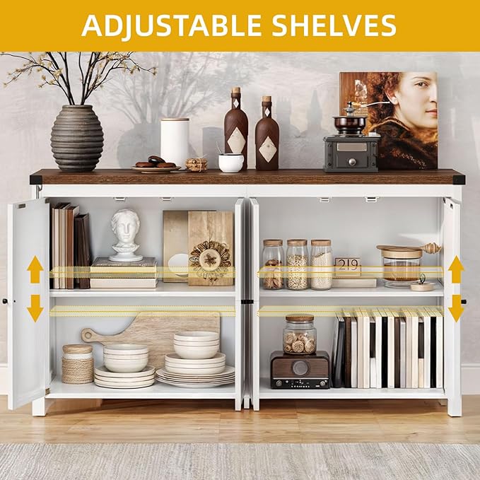 DWVO 55'' Sideboard Buffet Cabinet - Image 5