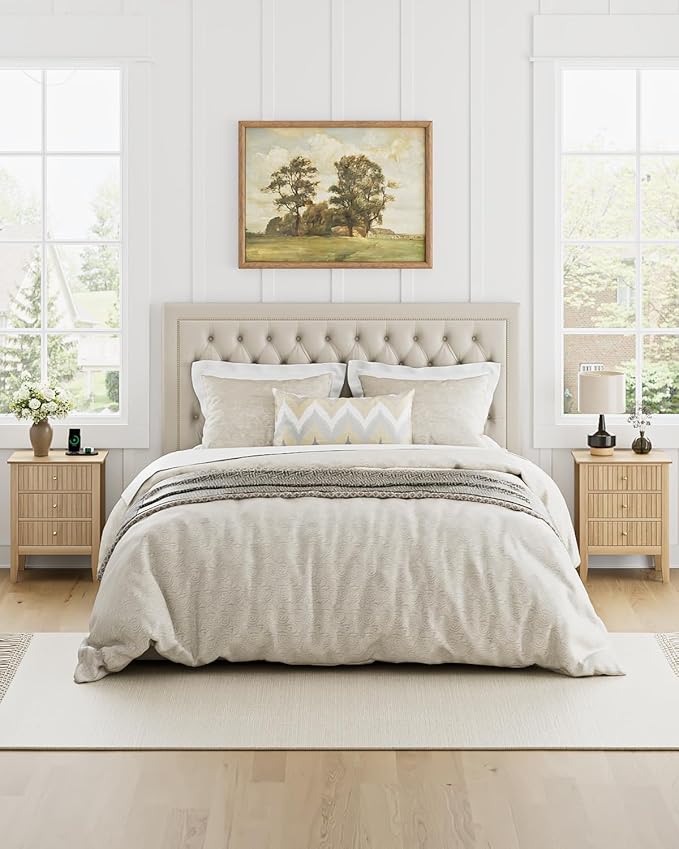 Fluted Nightstand, Farmhouse Night Stand - Image 7