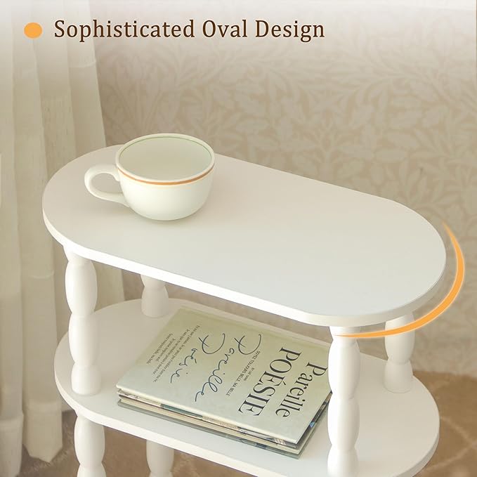 MaxSmeo Narrow Side Table, Small End Table - Image 6