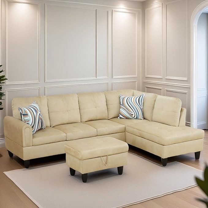 L Shaped Sectional Couches for Living Room, Modern Modular Sectional Sofa - Image 6