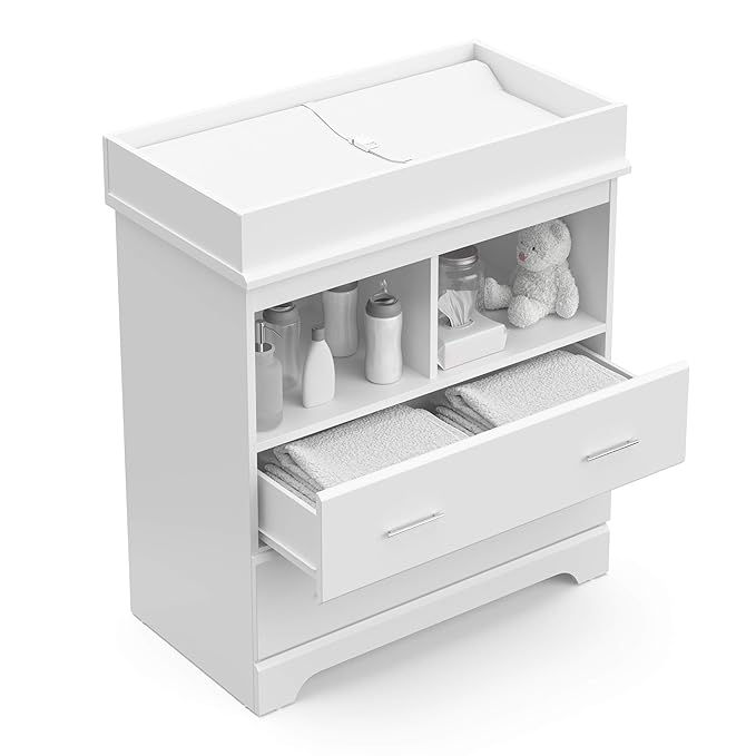 Storkcraft Brookside 2 Drawer Changing Table Dresser – GREENGUARD Gold Certified - Image 5