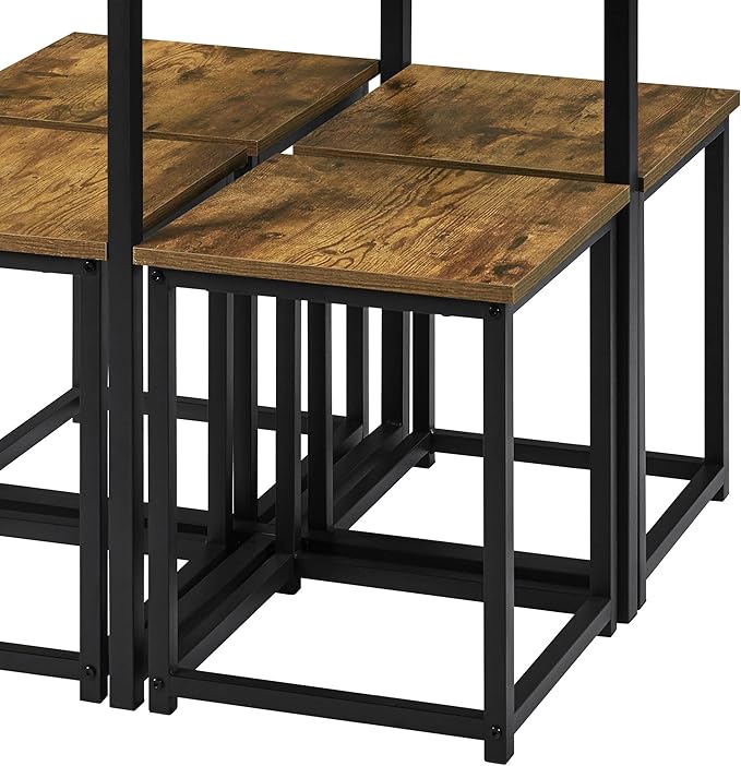 Yaheetech Industrial Dining Table Set - Image 9