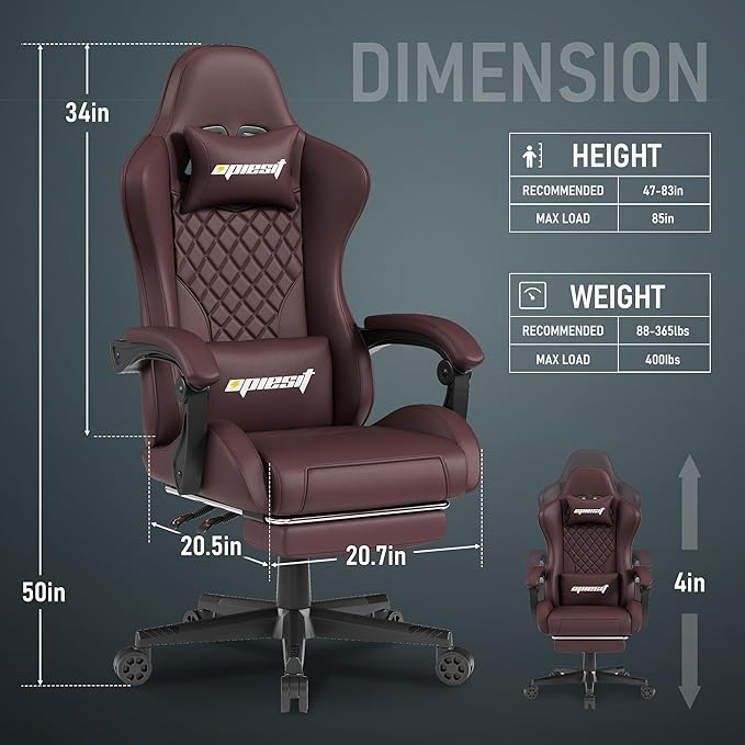Gaming Chair, Ergonomic Computer Chairs - Image 3
