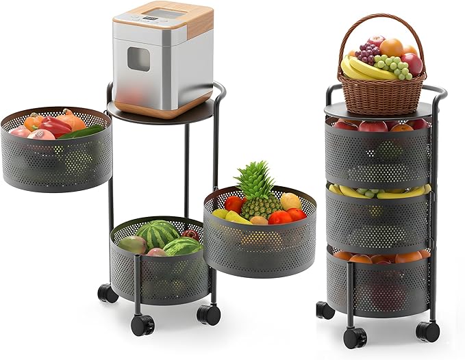 JAQ Rotating Storage Shelves Rack by JAQ-BuyNow