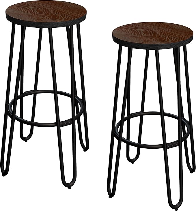 Set of 2 Bar Stools - Image 6