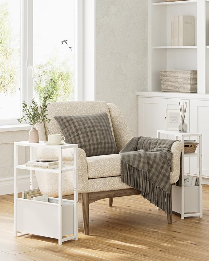 Narrow Side Table, 3-Tier Side Table - Image 7