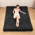 Japanese Floor Mattress, Corduroy Foldable Floor Pad, Roll Up Tatami Mat by NLDDTrailblazersTreasures