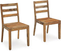 Signature Design by Ashley Dressonni Farmhouse Solid Wood Armless Dining Chair by SignatureDesignbyAshley