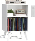 Record Player Stand, 3-Tier Side End Table by Yzosvki