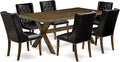 East West Furniture X777FO749-7 7 Piece Dining Room Furniture Set Consist of a by EastWestFurniture