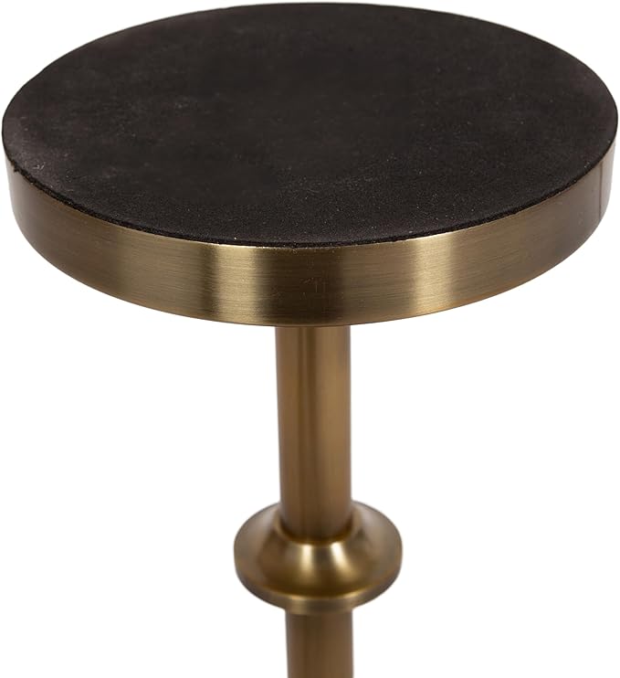 Kate and Laurel Engles Modern Adjustable-Height Pedestal Drink Table; 10 x 10 x - Image 9