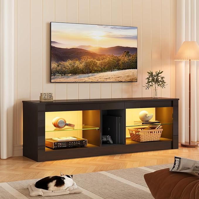 Bestier Modern TV Stand for 65 inch TV by Bestier