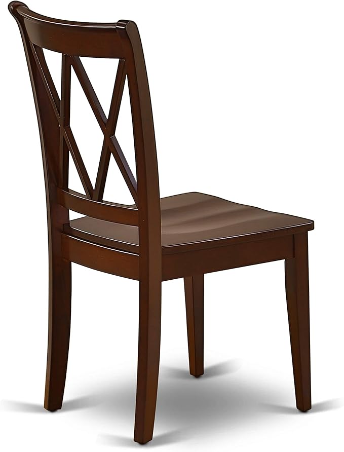 East West Furniture HBCL3-MAH-W 3 Piece Dinette Set - Image 9