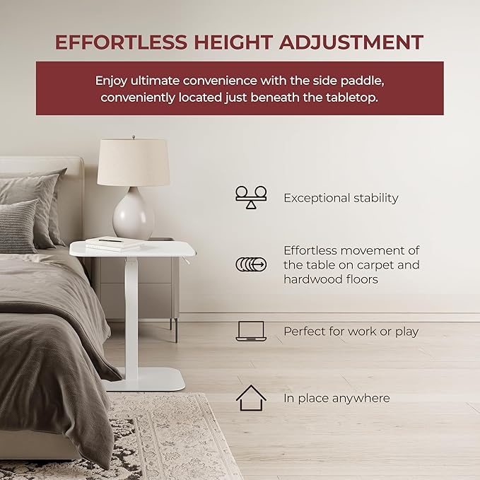 Ergohome™ ELEVANCE Table™ Height Adjustable Minimalist Tables, Laptop Desk - Image 5